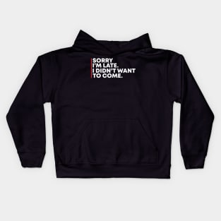 i didnt want to Kids Hoodie